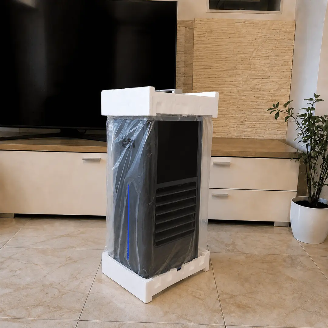 Portable conditioner at home